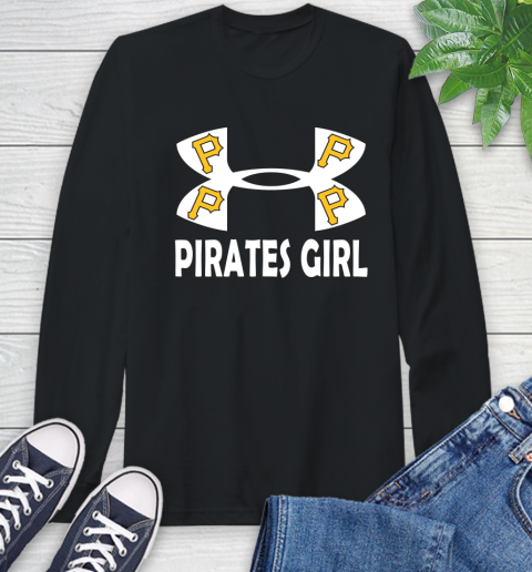 MLB Pittsburgh Pirates Under Armour Baseball Sports Long Sleeve T-Shirt