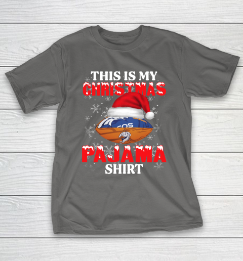 Denver Broncos This Is My Christmas Pajama Shirt NFL T-Shirt 8