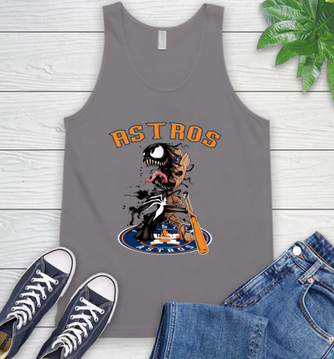 MLB Houston Astros Baseball Venom Groot Guardians Of The Galaxy Tank Top 7