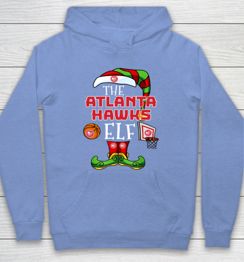Atlanta Hawks Christmas ELF Funny NBA Hoodie 8