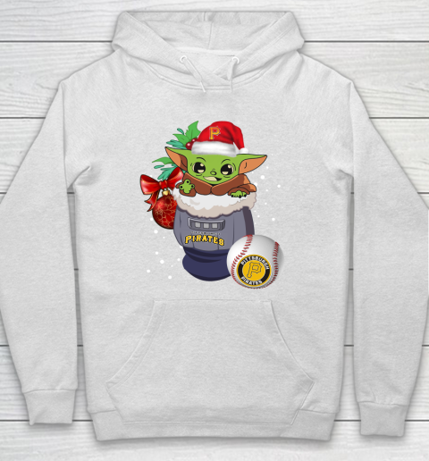 Pittsburgh Pirates Christmas Baby Yoda Star Wars Funny Happy MLB Hoodie