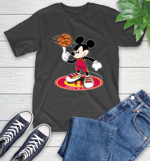 NBA Basketball Houston Rockets Cheerful Mickey Disney Shirt T-Shirt