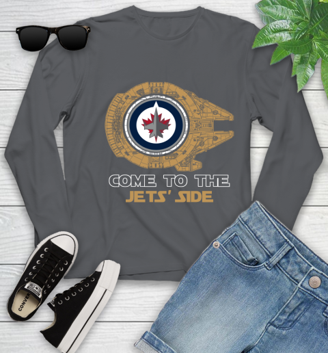 NHL Come To The Winnipeg Jets Wars Hockey Sports Youth Long Sleeve 9