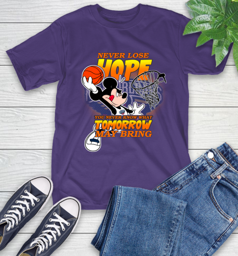 New Orleans Pelicans NBA Basketball Mickey Disney Never Lose Hope T-Shirt 5