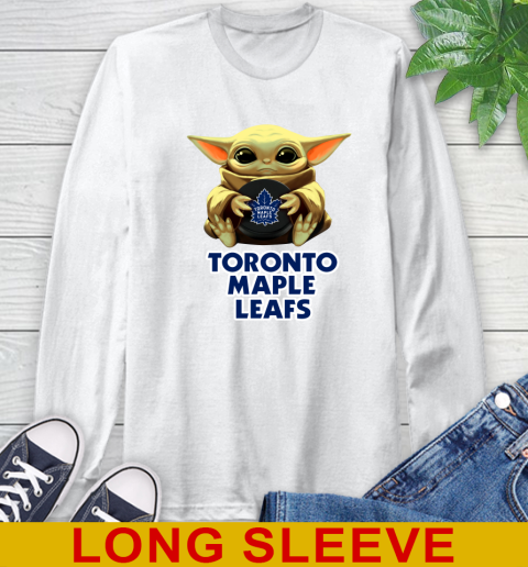 NHL Hockey Toronto Maple Leafs Star Wars Baby Yoda Shirt 58