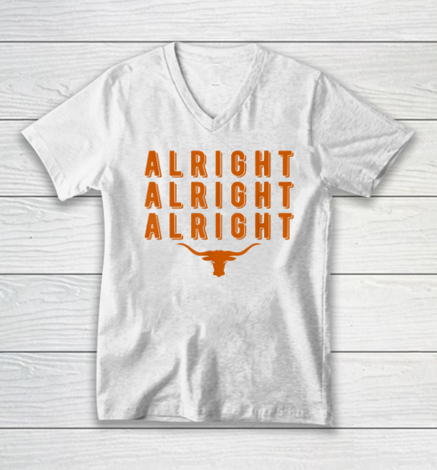 Alright, Alright, Alright Texas Shirt Texas Pride State USA V-Neck T-Shirt