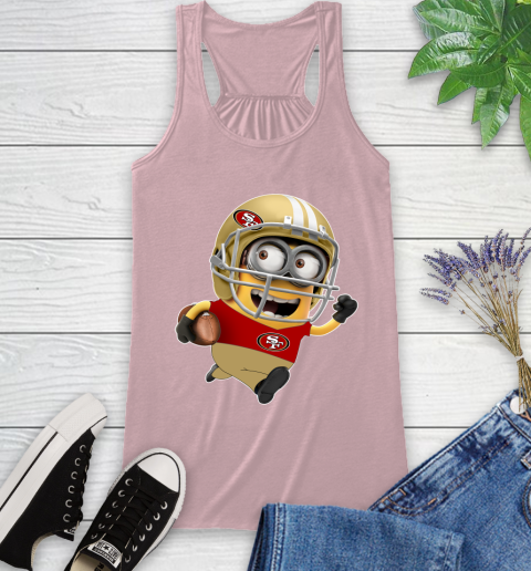 NFL San Francisco 49ers Minions Disney Football Sports Racerback Tank 11