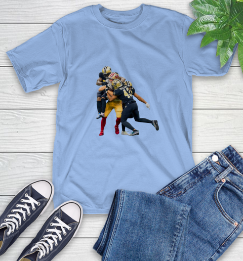 Sprint Football San Francisco 49ers And New Orleans Saints Shirts 12