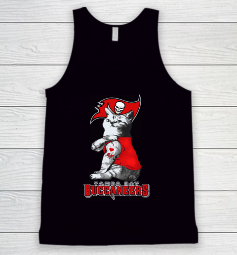 NFL Football My Cat Loves Tampa Bay Buccaneers Tank Top