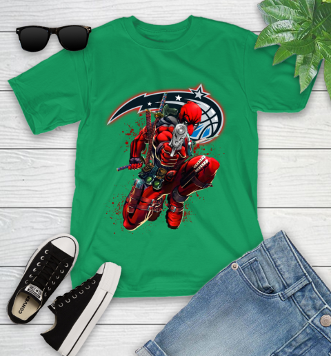 NBA Deadpool Marvel Comics Sports Basketball Orlando Magic Youth T-Shirt 6