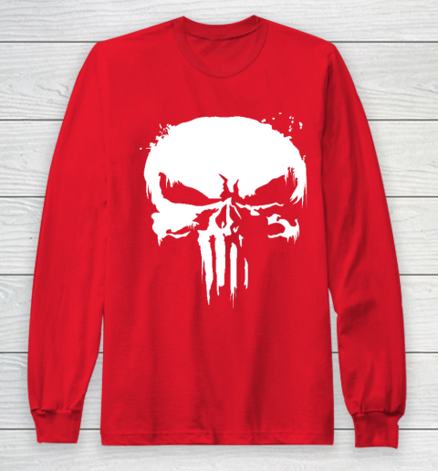 The Punisher Jon Bernthal Frank Castle Punisher Black Essential Long Sleeve T-Shirt 7