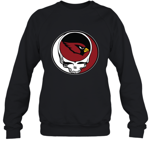 Arizona Cardinals Grateful Dead Steal Your Face Football Nfl Shirts Crewneck Pullover Sweatshirt