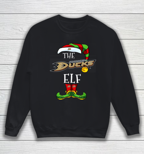 Anaheim Ducks Christmas ELF Funny NHL Sweatshirt