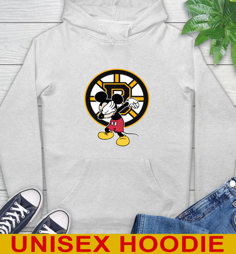 Boston Bruins NHL Hockey Dabbing Mickey Disney Sports Hoodie