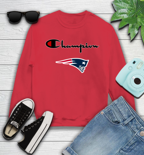 NFL Football New England Patriots Champion Shirt Youth Sweatshirt 5