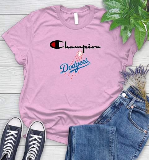 MLB Baseball Los Angeles Dodgers Champion Shirt Women's T-Shirt 8