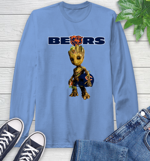 Chicago Bears NFL Football Groot Marvel Guardians Of The Galaxy Long Sleeve T-Shirt 11
