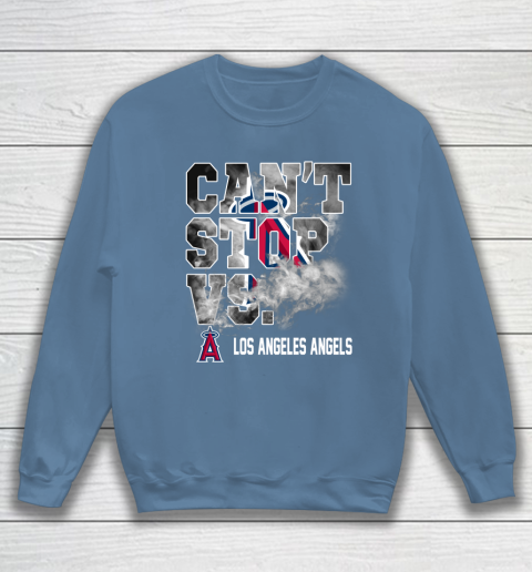 MLB Los Angeles Angels Baseball Can't Stop Vs Los Angeles Angels Sweatshirt 6