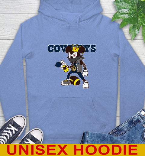 Dallas Cowboys NFL Football Mickey Peace Sign Sports Hoodie 11