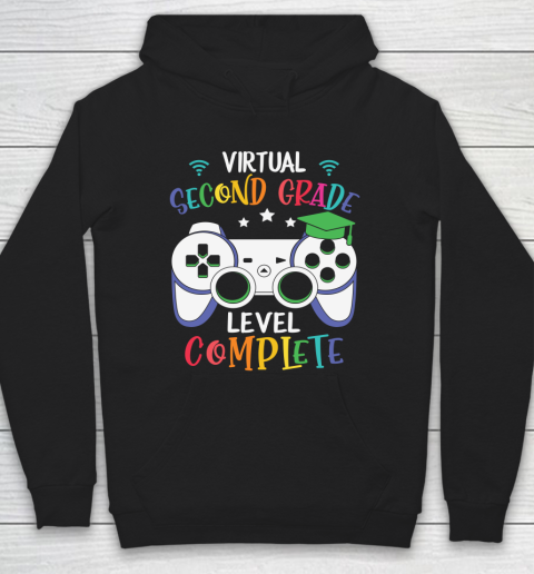 Back To School Shirt Virtual Second Grade level complete Hoodie