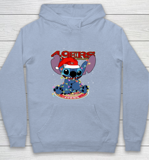 San Francisco 49ers NFL Football noel stitch Christmas Youth Hoodie 5