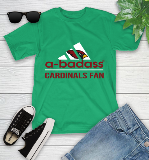 Arizona Cardinals NFL Football A Badass Adidas Adoring Fan Sports Youth T-Shirt 8
