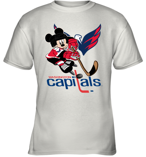 Washington Capitals NHL Hockey Dabbing Mickey Disney Sports T
