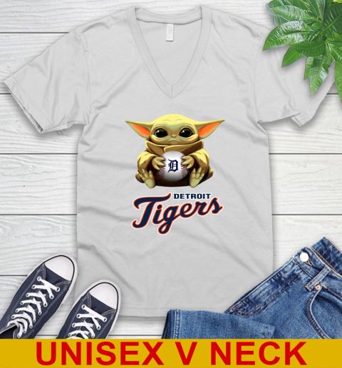 MLB Baseball Detroit Tigers Star Wars Baby Yoda Shirt 49