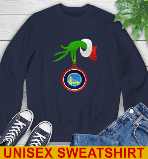 Golden State Warriors Grinch Merry Christmas NBA Basketball Sweatshirt 3