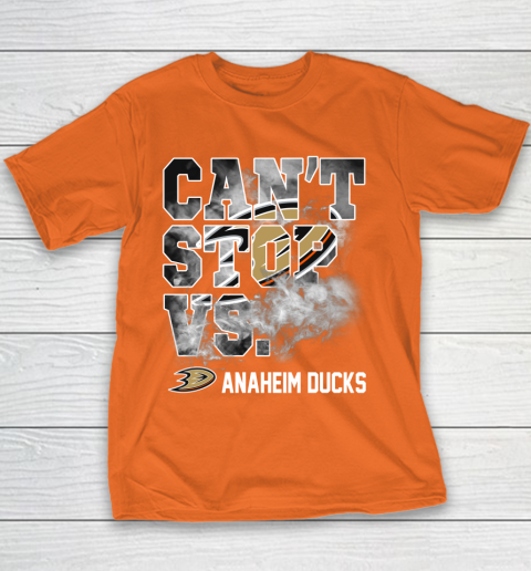NHL Anaheim Ducks Hockey Can't Stop Vs Youth T-Shirt 4