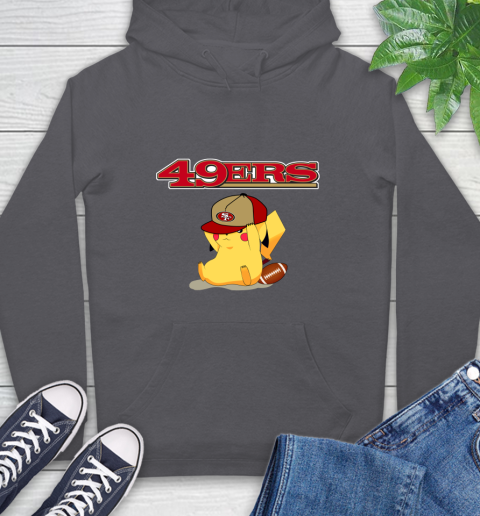 NFL Pikachu Football San Francisco 49ers Hoodie 7