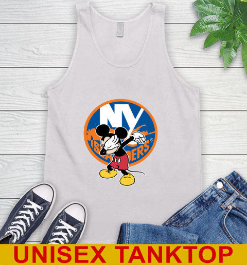 New York Islanders NHL Hockey Dabbing Mickey Disney Sports Tank Top