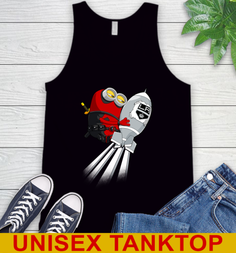 NHL Hockey Los Angeles Kings Deadpool Minion Marvel Shirt Tank Top