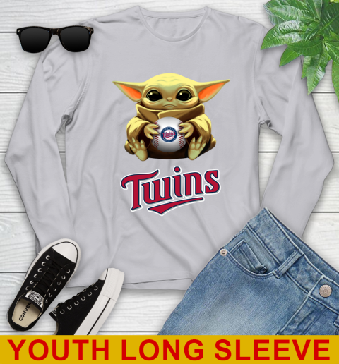 MLB Baseball Minnesota Twins Star Wars Baby Yoda Shirt 127