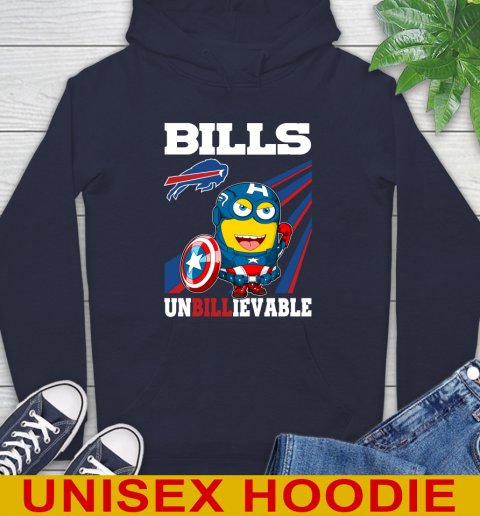 NFL Football Buffalo Bills Captain America Marvel Avengers Minion Shirt Hoodie 3