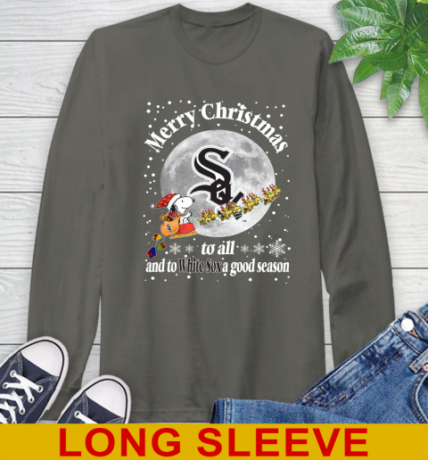 White Sox Merry Christmas To All And To White Sox A Good Season MLB Baseball Sports Long Sleeve T-Shirt 10