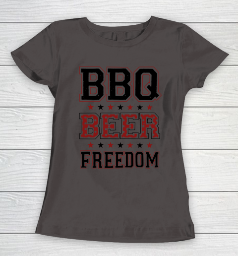 BBQ Beer Freedom Trump Fan Women's T-Shirt 8