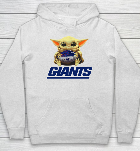 NFL Football New York Giants Baby Yoda Star Wars Hoodie 2
