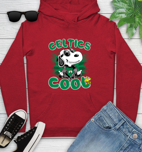 NBA Basketball Boston Celtics Cool Snoopy Shirt Youth Hoodie 10