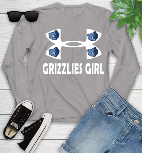 NBA Memphis Grizzlies Girl Under Armour Basketball Sports Youth Long Sleeve 5