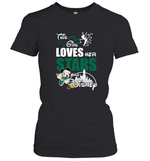 This Girl Love Her Dallas Stars And Mickey Disney Women's T-Shirt