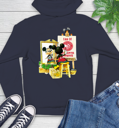 NBA Basketball Atlanta Hawks Mickey Drawing Shirt 15