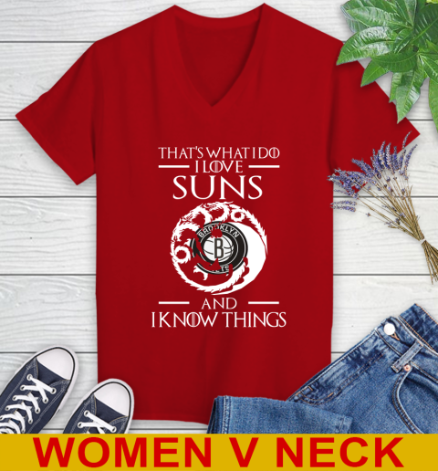 Brooklyn Nets NBA Basketball That's What I Do I Love My Team And I Know Things Game Of Thrones 82