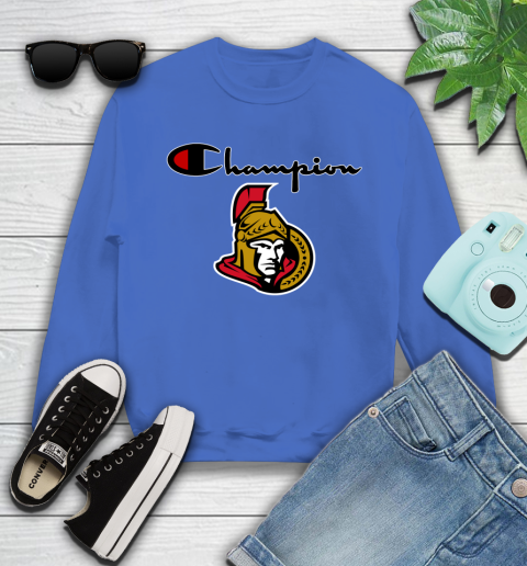 NHL Hockey Ottawa Senators Champion Shirt Youth Sweatshirt 4
