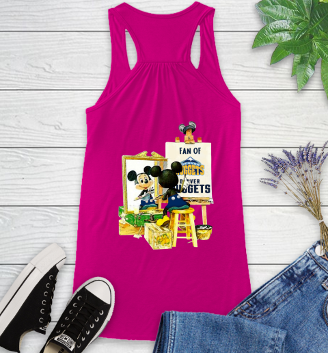 NBA Basketball Denver Nuggets Mickey Drawing Shirt 41