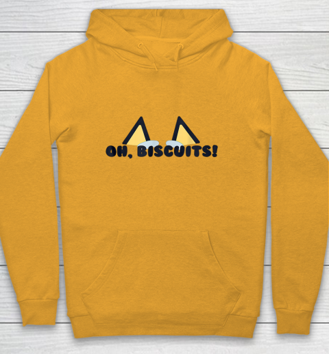 Blueys Oh Biscuits Mums Dad Cartoon Mothers Youth Hoodie 2