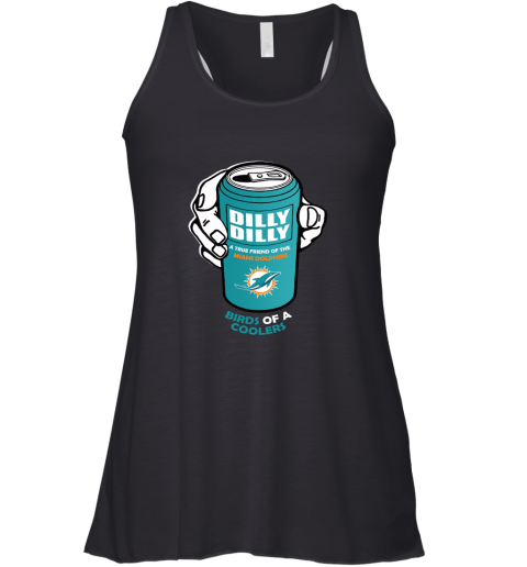 Bud Light Dilly Dilly! Miami Dolphins Birds Of A Cooler Racerback Tank