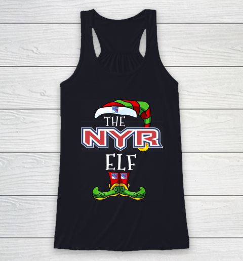 New York Rangers Christmas ELF Funny NHL Racerback Tank 7