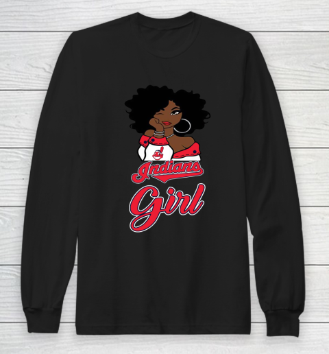 Girls cleveland top indians shirt