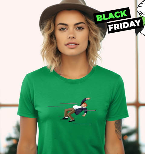 pvlx dodging a bullet trump shooting ladies t shirt 20 front irish green